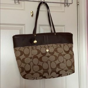 🐚BROWN COACH TOTE BAG🐚